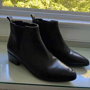 Cole Haan women's black leather ankle boots
